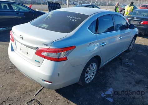 2013 Nissan Sentra Sv из США, поврежденный, VIN 1N4AB7AP5DN907716